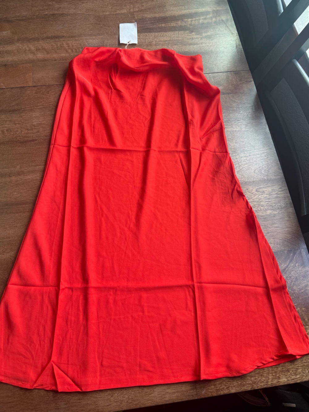 easel Red Midi Skirt